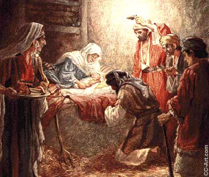 Shepherds Visit Jesus